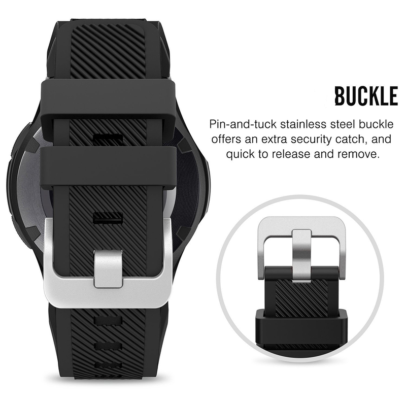 SIKAI Custodia Protettiva In TPU Per Amazfit GTR 47mm – Bumper Antiurto E Antigraffio, Facile Da Installare